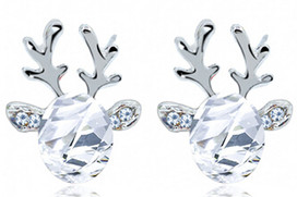 Auskarai Kalėdiniai Elniukai