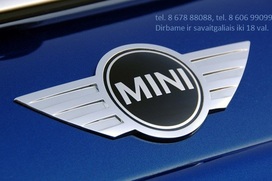 MINI COOPER ONE DALYS 24 VAL MINI DALIMIS NAUDOTOS NAUJOS MINI DETALES