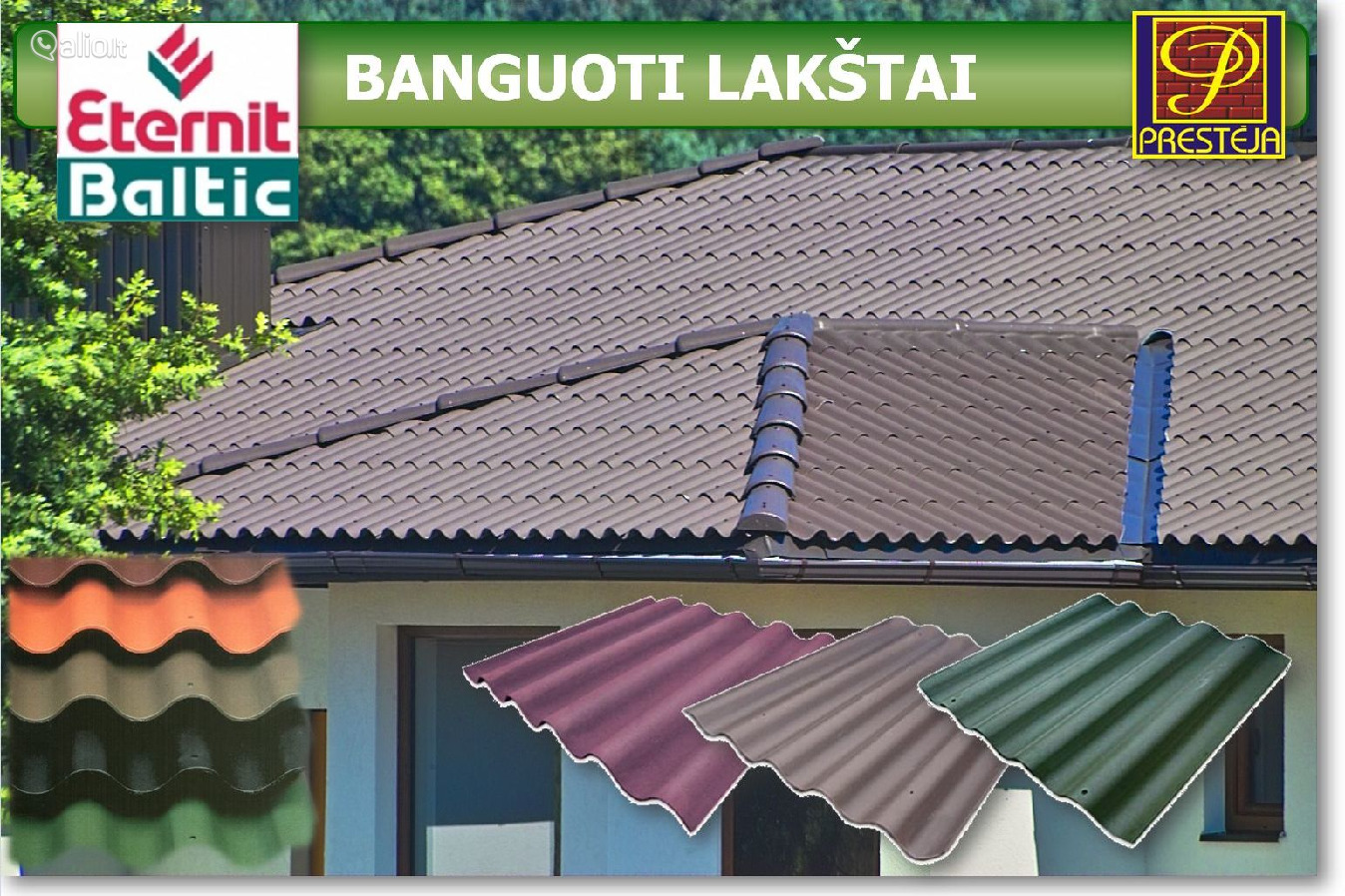 Statybinės apdailos medžiagos nuo pamatų iki stogo