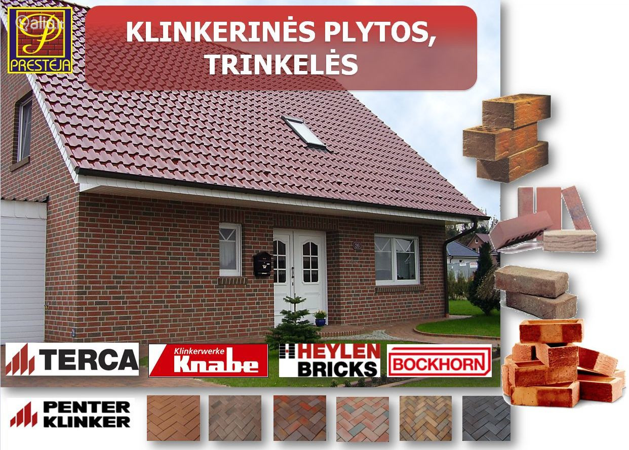 Statybinės apdailos medžiagos nuo pamatų iki stogo