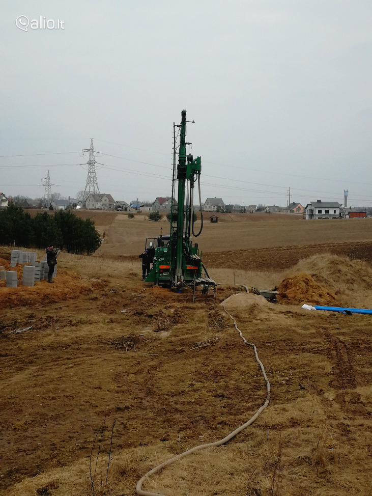 Gręžiniai vandeniui ir geoterminiam šildymui,Vandens ir nuotekų sistemų įrengimas,Gręžinių remontas