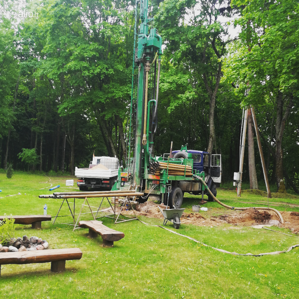 Gręžiniai vandeniui ir geoterminiam šildymui,Vandens ir nuotekų sistemų įrengimas,Gręžinių remontas