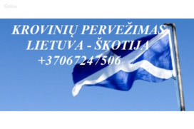 Tarptautinio perkraustymo paslauga! GB-UK-LT