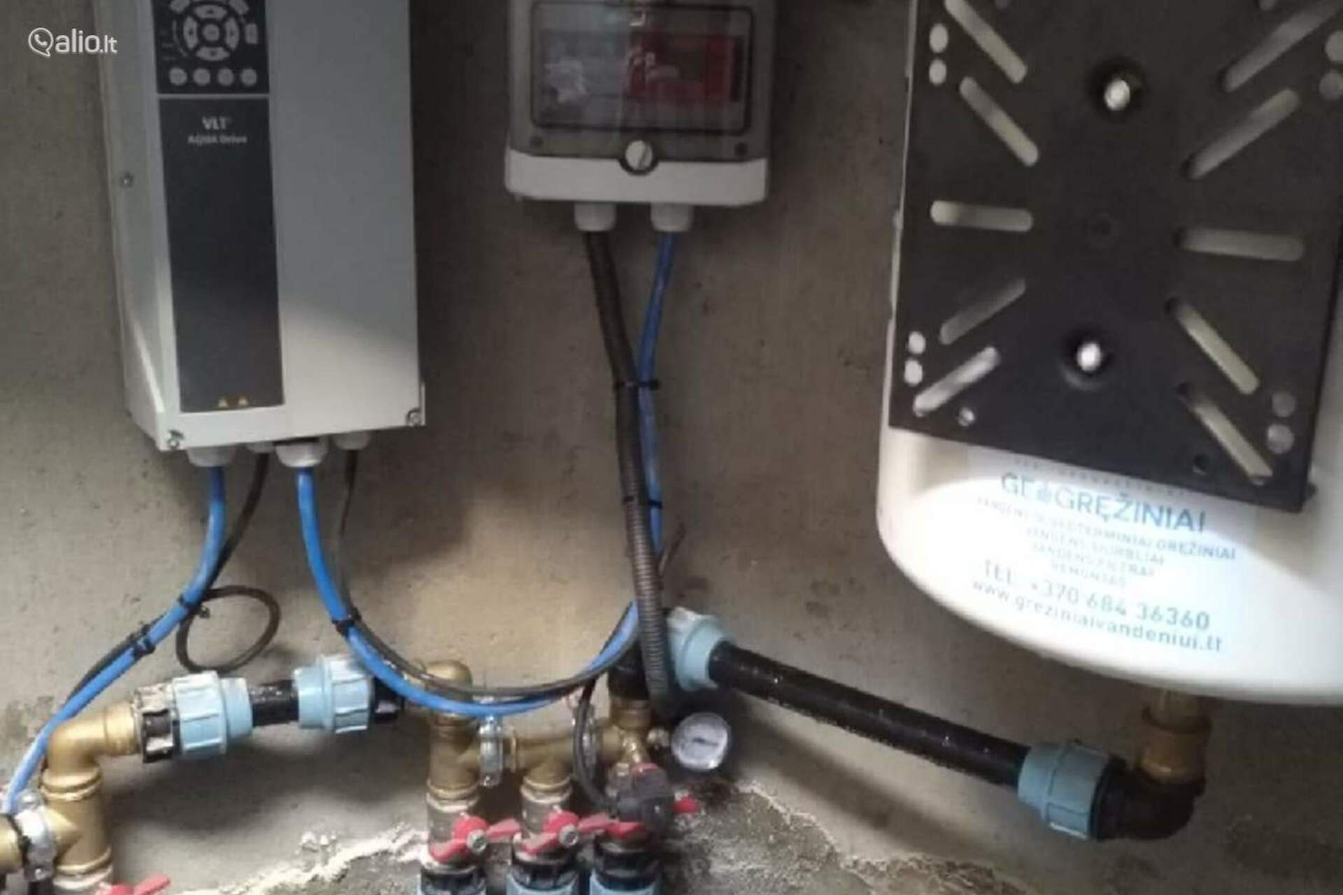 Gręžiniai vandeniui ir geoterminiam šildymui,Vandens ir nuotekų sistemų įrengimas,Gręžinių remontas