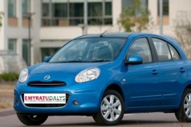NAUJOS ORIGINALIOS Nissan Micra 2010- DALYS