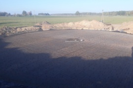 Pagrindų paruošimas, betonavimas