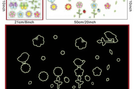 Tamsoje šviečiantis sienos lipdukas 