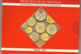 Pilnas Monaco 1995 m. monetų rinkinys. Kalėdinės nuolaidos