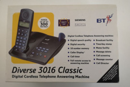 Laidinis bevielis SIEMENS telefonas su atsakikliu