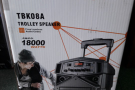 Nauja a/d/s TBK08A kolonėlė, 200w, su LED, kaina 110eur