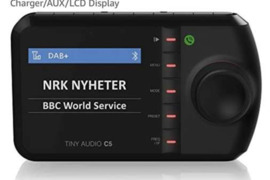 Tiny C 5 FM DAB Transmitter Bluetooth Aux Car kit  Priedai