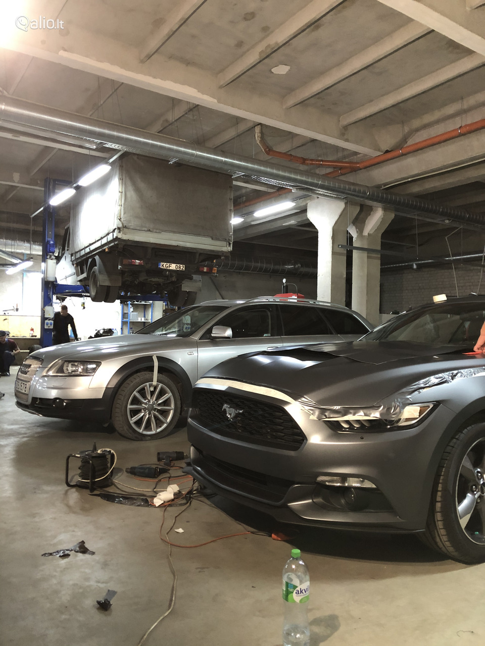 Airmatic adaptyvios sistemos remontas. Orines vaziokles patikra. . . .