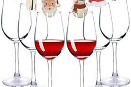 Kalėdinė taurių dekoracija, 6 vnt.