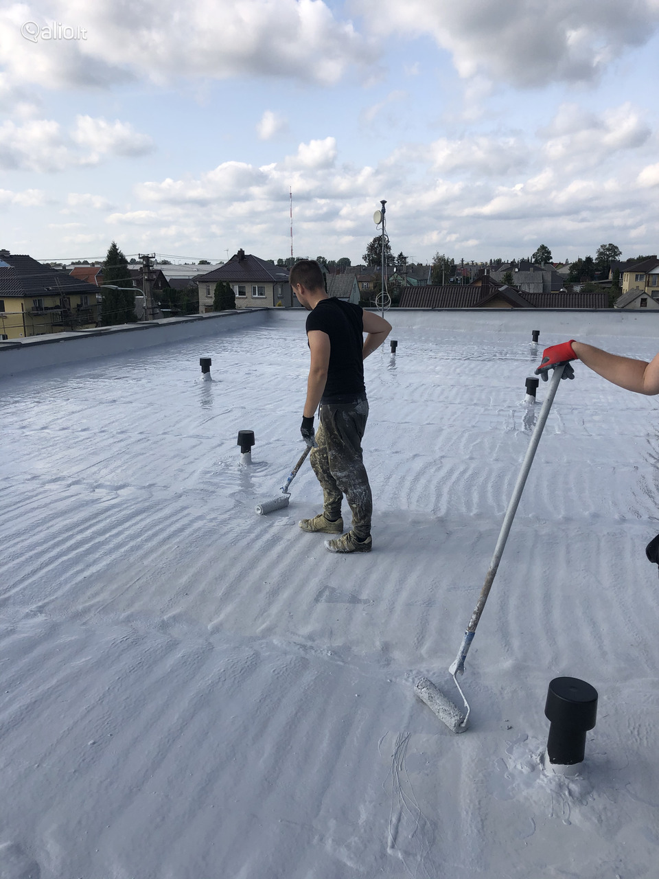 Plokščių stogų dengimas Klaipėdoje