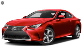 LEXUS RC200T 2017, Lexus RC klasė Kupė Autodalys