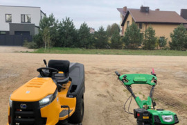 Žoliapjovės - Traktoriuko nuoma, Žolės pjovimas