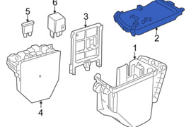 Mercedes-Benz, E220, W212, Saugiklių dėžės dangtelis, 2125400082