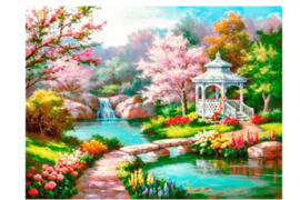 3D deimantinė mozaika - piešinys, 40x50 cm.