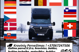 LIETUVA - EUROPA -LIETUVA Krovinių pervežimas // Krovinių gabenimas ( Lietuva - Europa - Lietuva ).