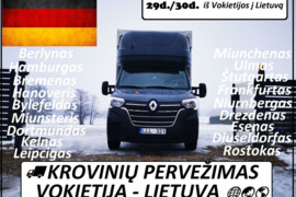 29d./30d./31d. Iš Vokietijos į Lietuvą