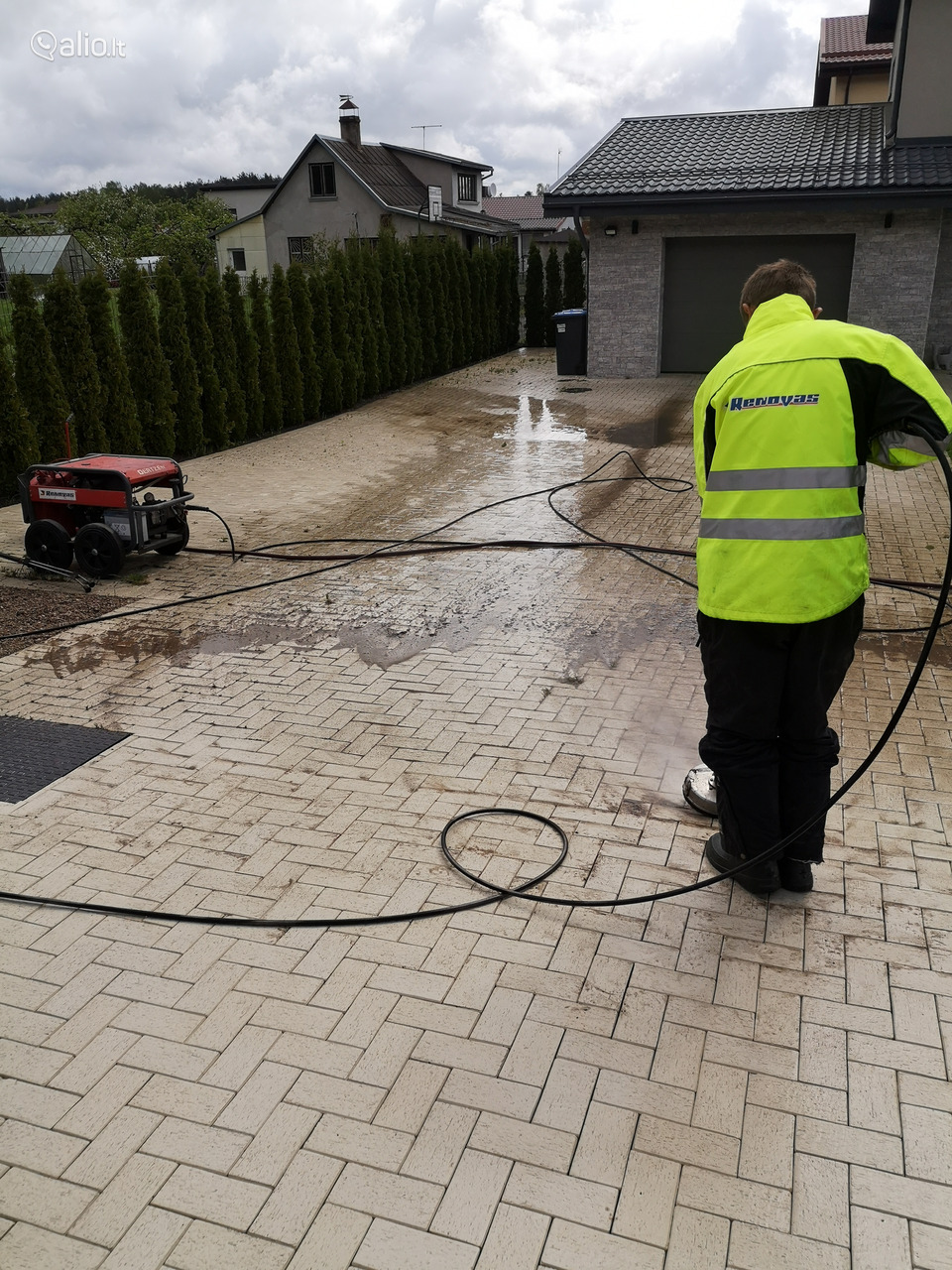 Trinkelių plovimas impregnavimas atnaujinimas valymas