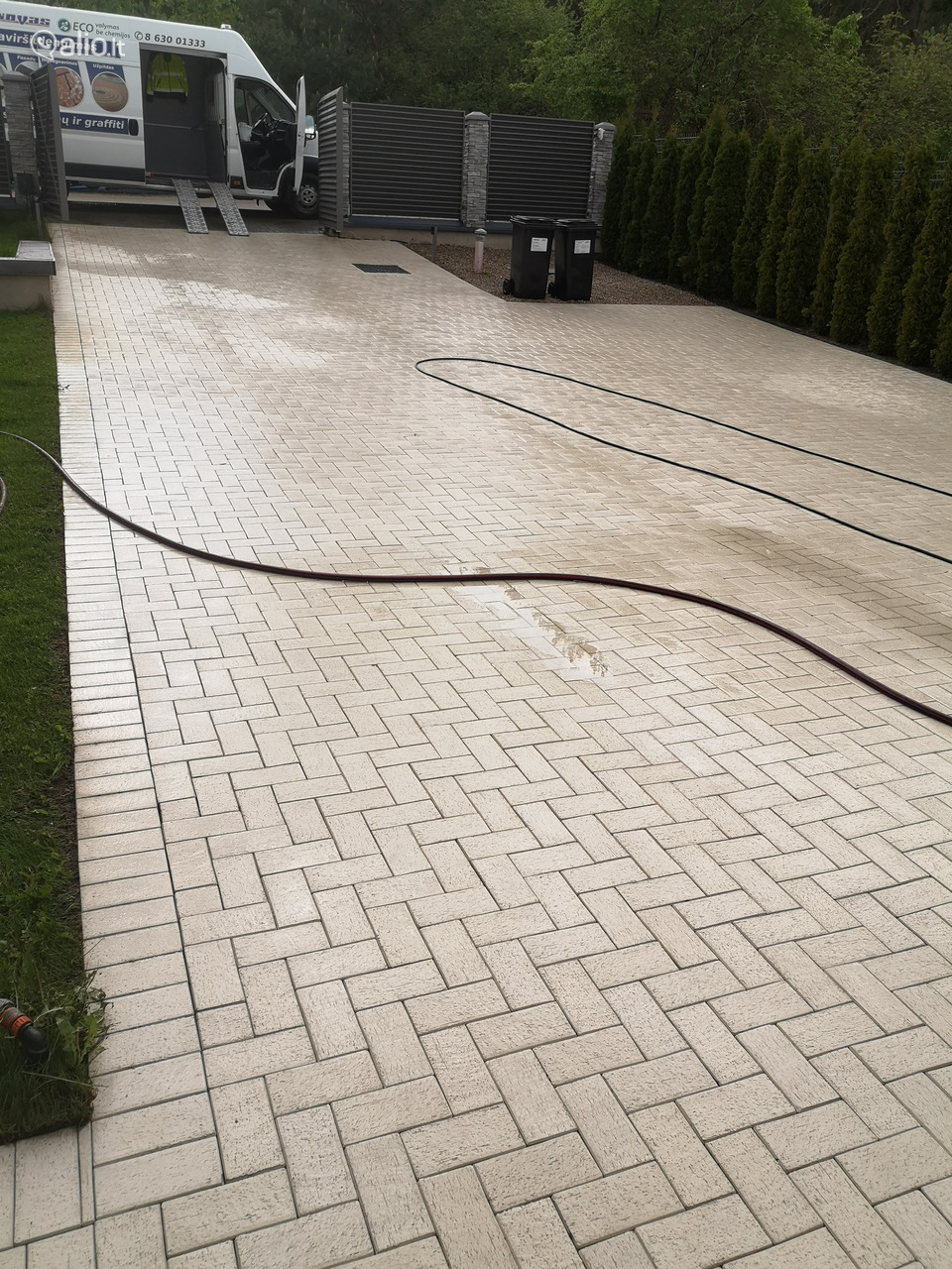 Trinkelių plovimas impregnavimas atnaujinimas valymas