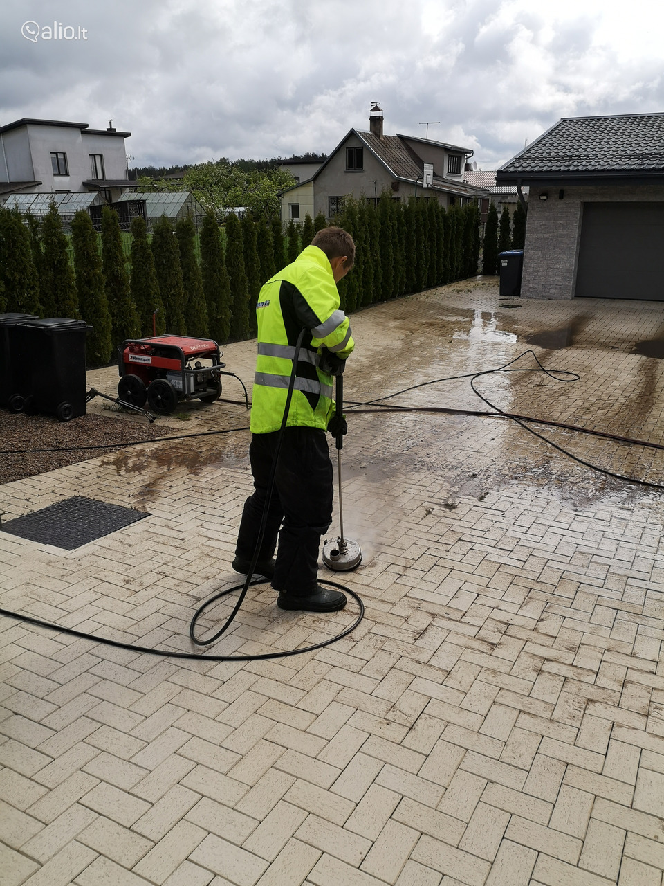 Trinkelių plovimas impregnavimas atnaujinimas valymas
