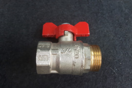 Ventilis rutulinis trumpa rankena Vidinis/išorinis DN20 3/4''