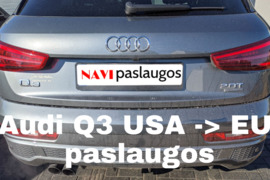 Audi VW Seat Skoda CarPlay Android auto aktyvacija. Waze ant ekrano. Automobilių iš USA sueuropinima