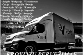 Lenkija - Lietuva PERKRAUSTYMAI.  Baldų, moto, žoliapjovių parvežimas Lietuva - Europa - Lietuva***P