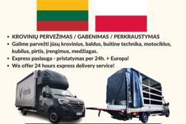 Poznanė Lenkija - KROVINIŲ PERVEŽIMAS - KROVINIŲ GABENIMAS