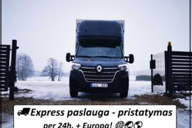 Itin operatyvus krovinio pristatymas nuo durų iki durų vos per 24–48 valandas Lietuva- Europa, Europ