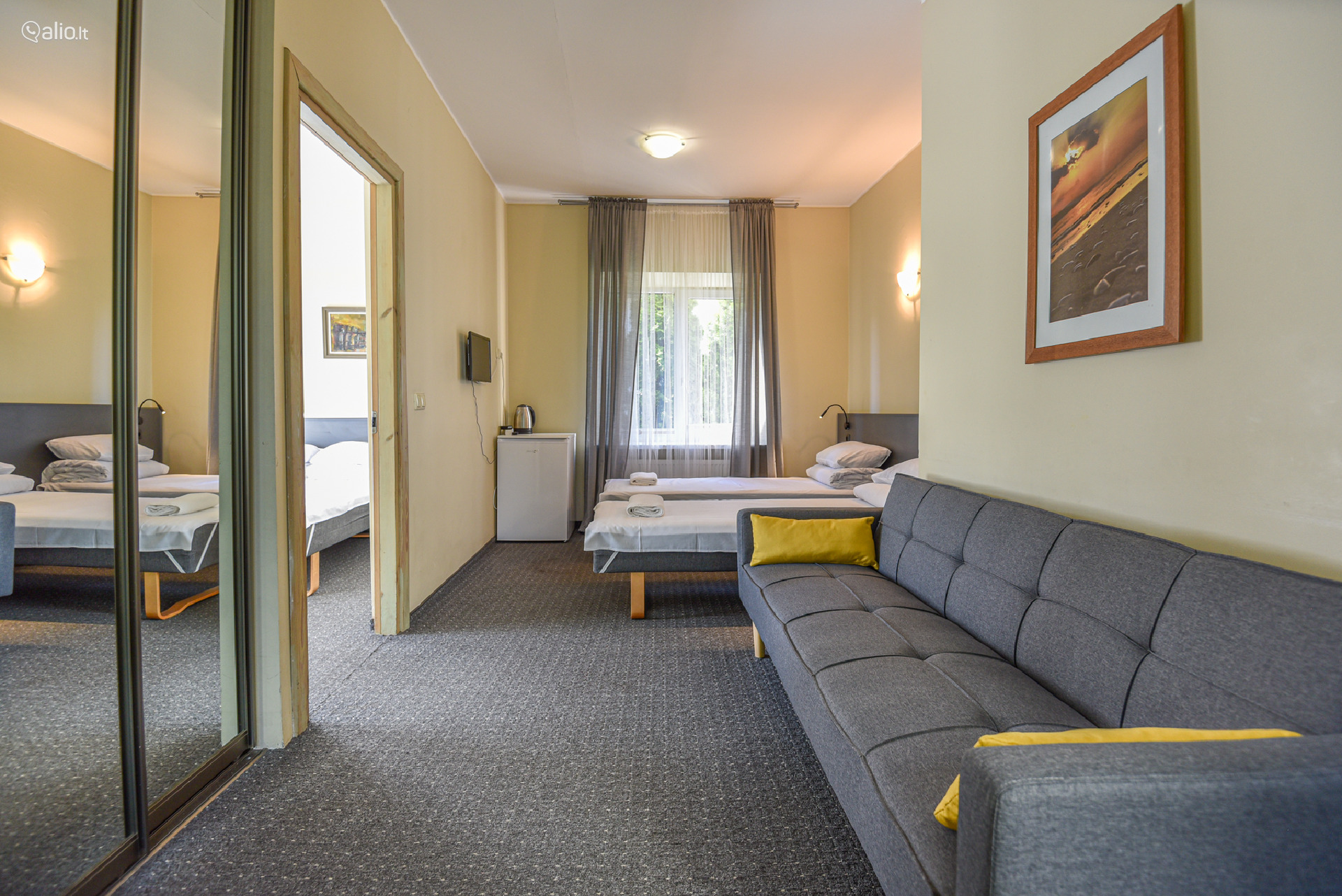 PALANGA CENTRUM - apartamentų nuoma, kambarių nuoma Palangoje, Tylos takas, Palanga