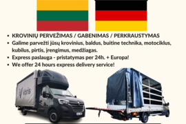 IŠ VOKIETIJOS Į VOKIETIJĄ --- TARPTAUTINIAI KROVINIŲ PERVEŽIMAI  KROVINIŲ PERVEŽIMAS / GABENIMAS / P