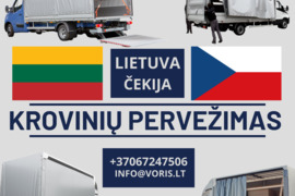 KROVINIŲ PERVEŽIMAS Čekija ( CZ ) .  Lietuva -- Čekija -- Lietuva   Galime parvežti jūsų krovinius, 