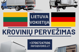 KROVINIŲ PERVEŽIMAS Vokietija ( DE ) . . LIETUVA - VOKIETIJA - LIETUVA  Galime parvežti jūsų krovini
