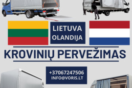 ( OLANDIJOJE ) -- LIETUVA - OLANDIJA - LIETUVA  * Krovinių Pervežimas * Parodų Logistika * Express P