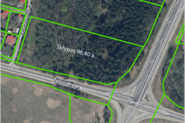 Parduodamas 96,40 arų žemės sklypas Nemenčinėlės k., Riešės sen., Vilniaus raj. (Šaltoniškių g.)