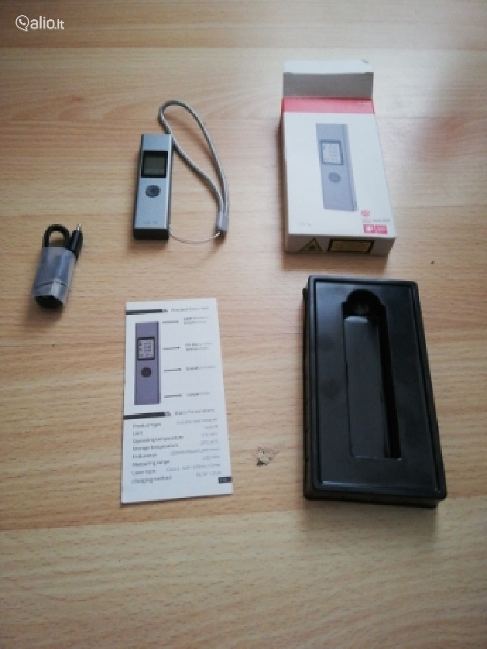 Xiaomi Lazerinis metras atstumo matuoklis ruletė