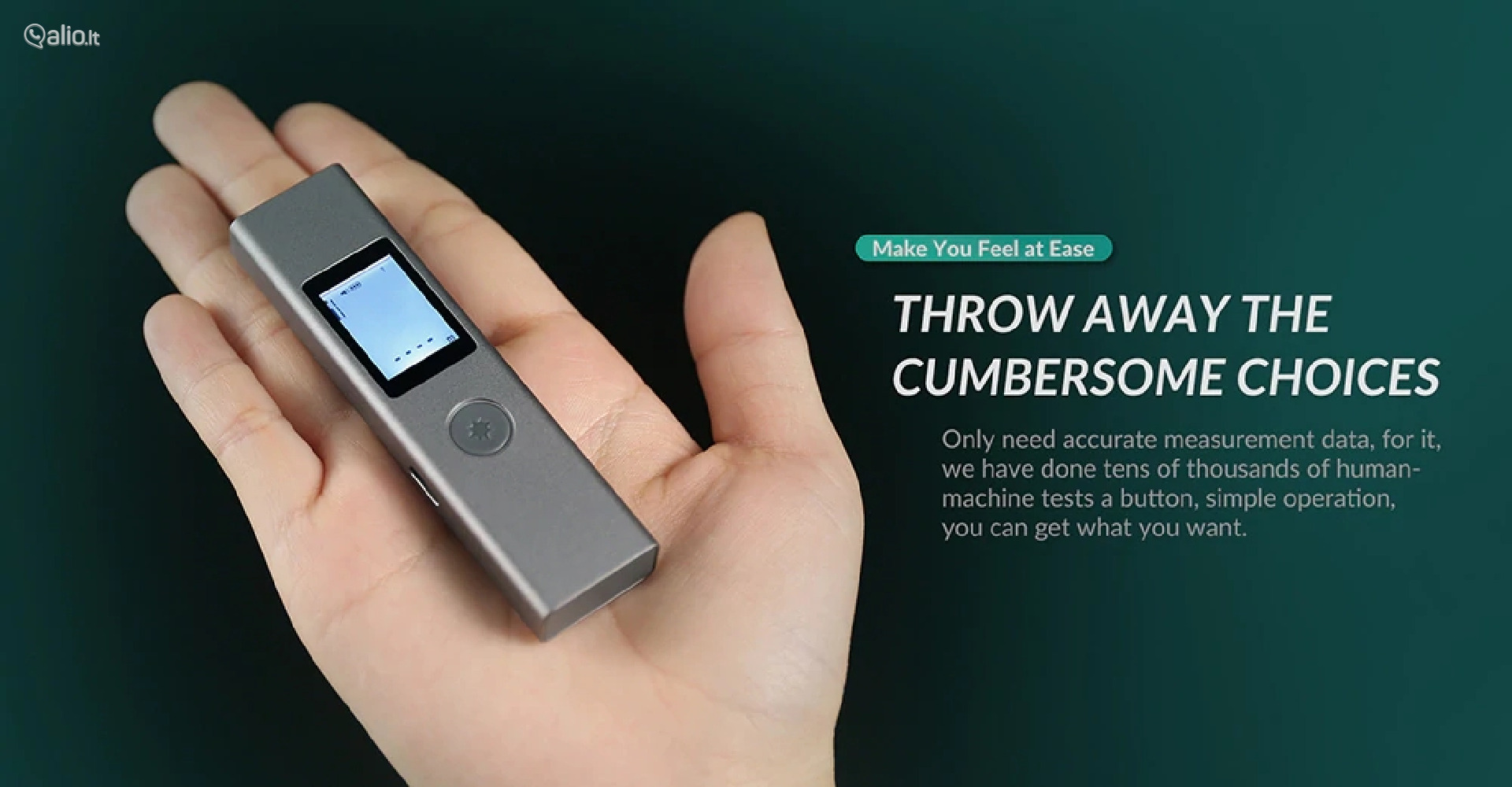 Xiaomi Lazerinis metras atstumo matuoklis ruletė