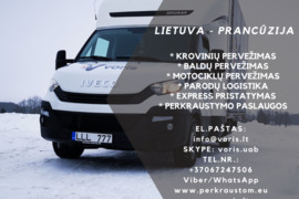 KROVINIAI IŠ / Į  ( ŠIANDIEN - RYTOJ  - IŠ PRANCŪZIJOS Į LIETUVĄ  )  PRANCŪZIJA - LIETUVA  * Krovini