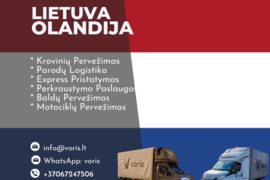 Gabenimas Kroviniu - Tarptautiniai Pervežimai - VORIS,UAB LIETUVA - OLANDIJA - LIETUVA  * Krovinių P