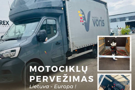 Motociklų pervežimas - transportavimas, vežimas Lithuania - Europe - Lithuania***Expres Transporto i