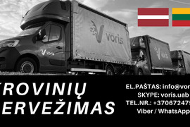 ( KROVINIAI ) - Lietuva -- Latvija -- Lietuva   * Krovinių Pervežimas   * Parodų Logistika  * Expres