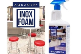 Valymo priemonė plienui AQUAGEN INOX FOAM 1L