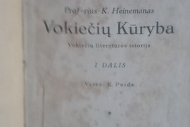 Antikvarinė - kolekcinė VOKIEČIŲ KŪRYBA 1922 m. 