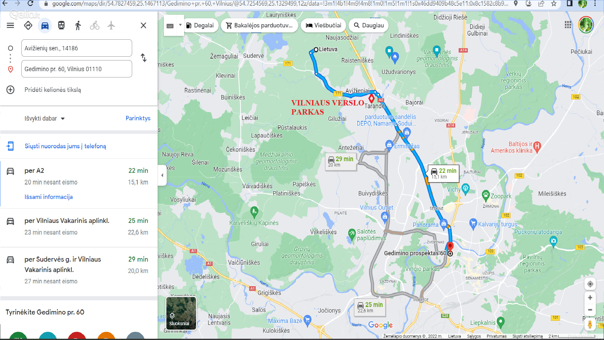 Avižienių miškas (~300m) ir apylinkes! sklypas