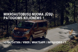 Nuomojamas keleivinis mikroautobusas