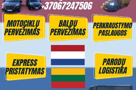 KROVINIŲ PERVEŽIMAS IŠ / Į - Meppel Olandija