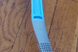 Silikoninis tualeto šepetėlis su laikikliu